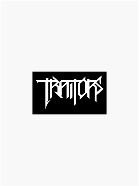 "Traitors" Sticker for Sale by oliviac113 | Redbubble