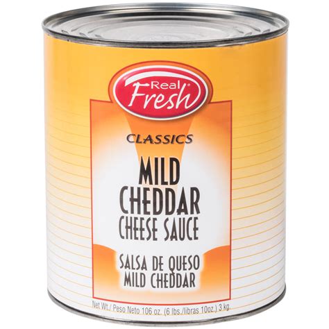 Real Fresh Mild Cheddar Nacho Cheese Sauce #10 Can