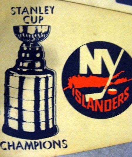 Lot Detail - VINTAGE NEW YORK ISLANDERS "STANLEY CUP CHAMPIONS" PENNANTS