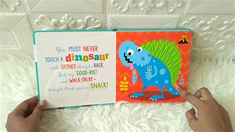 Never Touch a Dinosaur! (Touch and Feel Board book) - YouTube