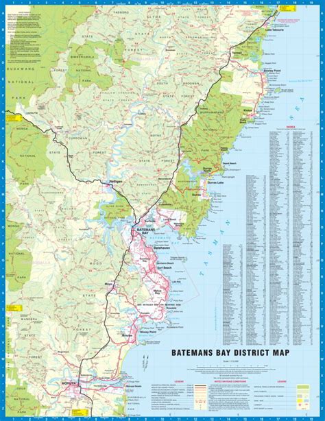 Batemans Bay Map | Color 2018