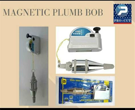 Magnetic Plum Bob 400gms x 6M Line Plumb Bob Kit with Magnet for ...