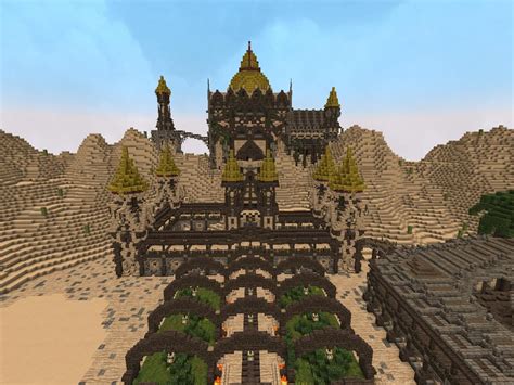 Desert themed Castle Minecraft Map