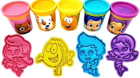 Learn Colors with Play-Doh Bubble Guppies Characters: Molly, Mr ...