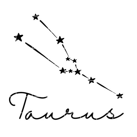 Taurus constellation svg zodiac svg astrology png Svg files | Etsy