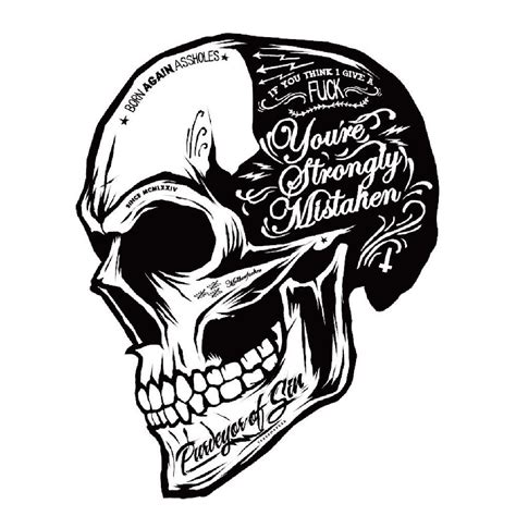 Black White Skull Cool Motorcycle Stickers Moto Decals helmet Sticker ...