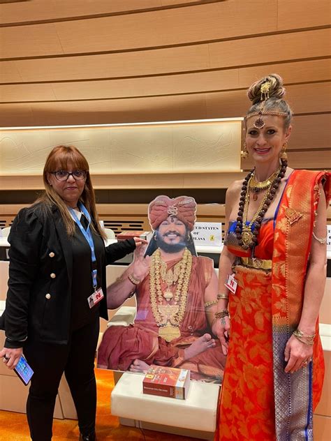 Massive women representation from KAILASA at the United Nations in Geneva