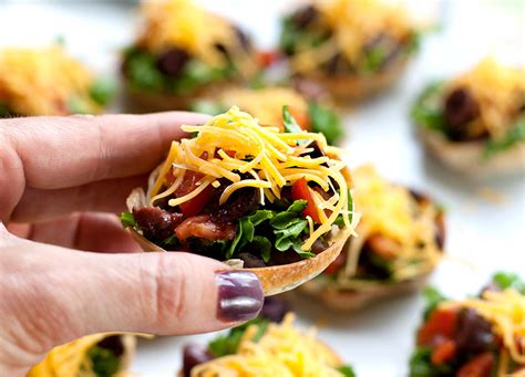 Mini Taco Salads | Kim's Healthy Eats