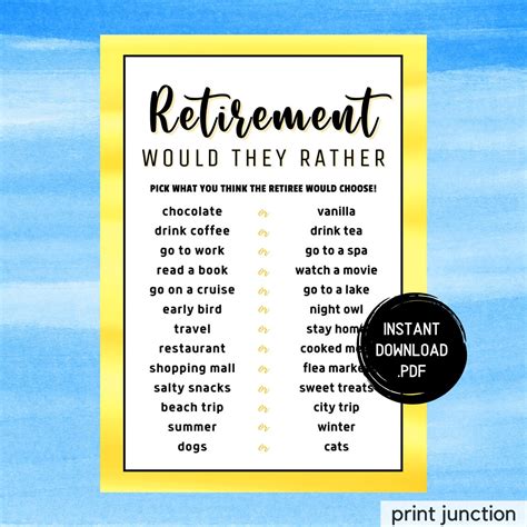 Retirement Party Games Retirement Games Virtual Retirement - Etsy