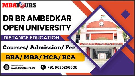 Dr. BR Ambedkar Open University Distance MBA Admission - kajal sharma - Medium