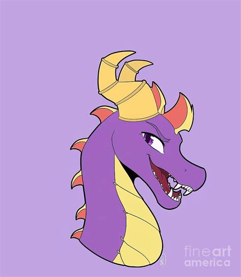 Spyro the Dragon Painting by Jessica Muhammad - Fine Art America