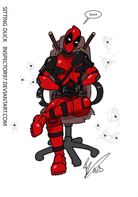 Deadpool Sitting Duck by Inspector97 on DeviantArt