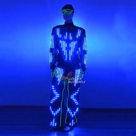 LED Costume Light Clothes Glowing LED Clothing Fashion Luminous ...