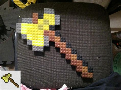 Golden Mine Craft Axe by Cephalopunk on DeviantArt