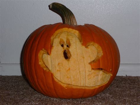 Ghost Pumpkin - Halloween | Halloween pumpkins, Pumpkin carving, Ghost pumpkin