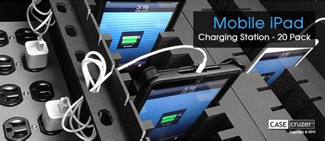 Multiple iPad Mini Charging Station 20 Pack - Multi iPad Charging Cart ...