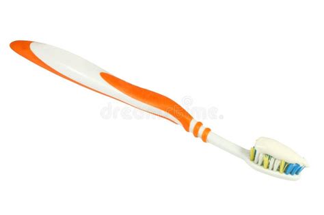 Toothbrush with toothpaste stock image. Image of healthcare - 12258635