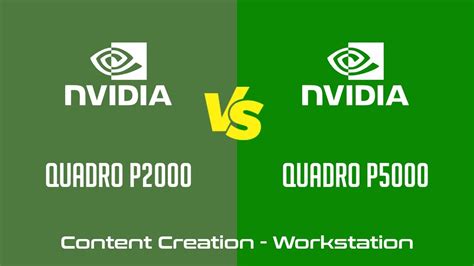 nVidia Quadro P2000 vs nVidia Quadro P5000 - Workstation _ Content ...