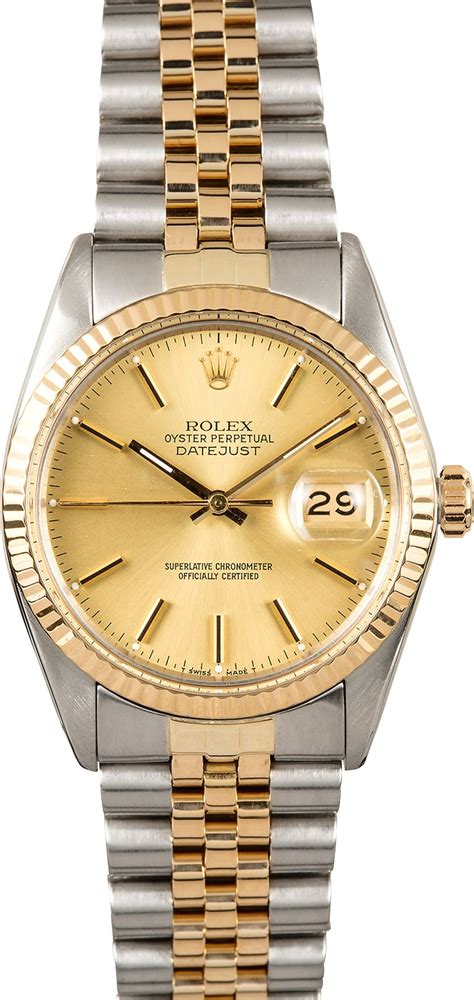 Rolex 16013 Datejust Two-Tone