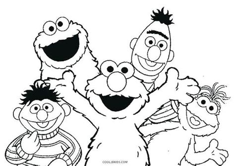 Printable Sesame Street Coloring Pages PDF - Coloringfolder.com ...