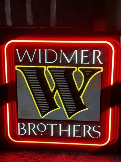 RARE GLASS WIDMER Brothers Brewing Beer Neon Sign Vintage Large 19” $250.00 - PicClick
