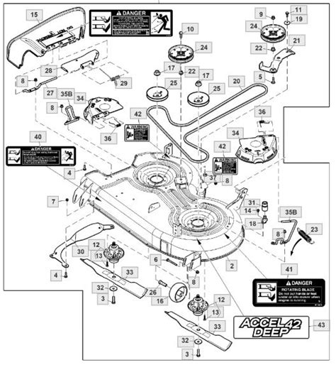 John Deere 54 Mower Deck Parts List