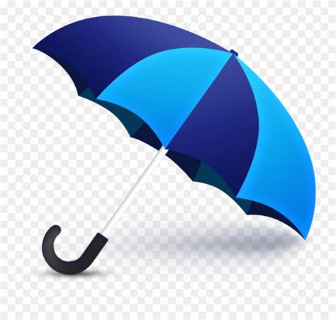 Blue Objects - Blue Umbrella Transparent Clipart (#871063) - PinClipart