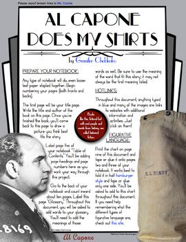 Al Capone Does My Shirts Hyperlinked PDF by Ms Cookie | TpT