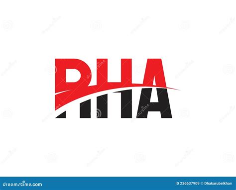 RHA Letter Initial Logo Design Vector Illustration Stock Vector ...