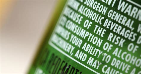 Cancer warning labels proposed for alcohol - CBS News