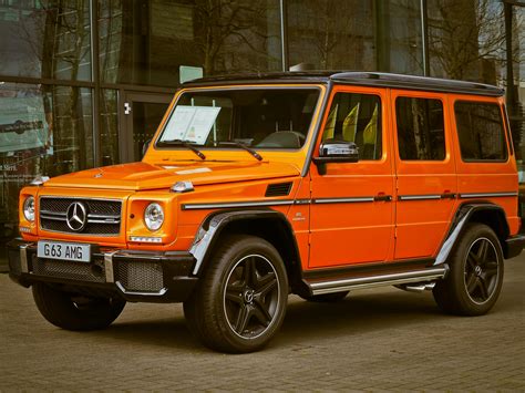 Orange Mercedes Benz G63 · Free Stock Photo