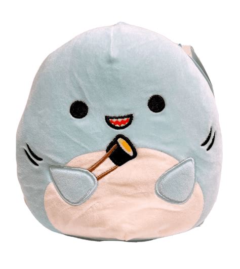 Squishmallow Kellytoy I got That Squad 8" Sharon the Shark with Sushi Plush Doll - Walmart.com