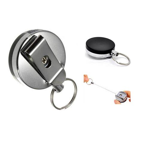 Heavy-Duty Retractable Key Chain Reel 24,NPT644,North Promotional