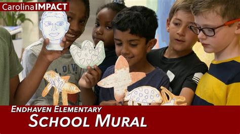 Endhaven Elementary's School Mural | Carolina Impact - YouTube