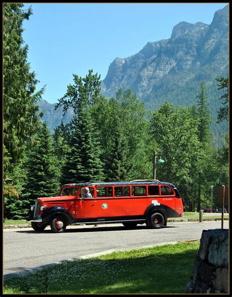 Red Jammer Bus @ Lake McDonald Lodge: Montana | This is a ph… | Flickr