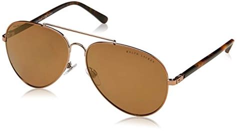 Lyst - Ralph By Ralph Lauren 0rl7058 Polarized Iridium Aviator Sunglasses Rose Gold 62.0 Mm in ...