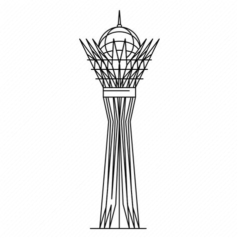 Architecture, bayterek, landmark, monument, tower icon - Download on Iconfinder