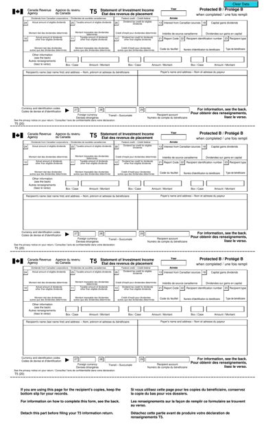 Cra T5 Fillable Form - Printable Forms Free Online