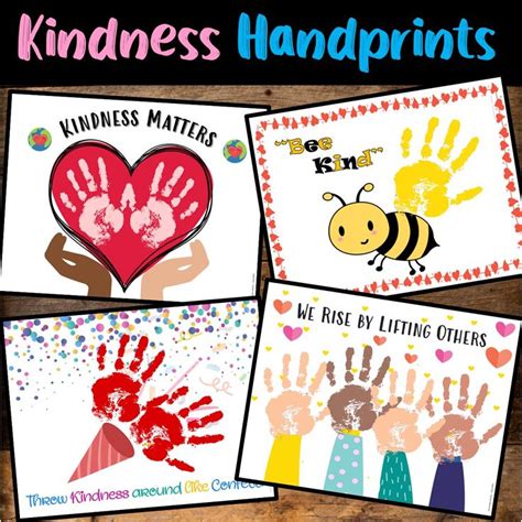 Kindness Handprint Craft Activities, Kindness week art project Keepsake | Made By Teachers ...