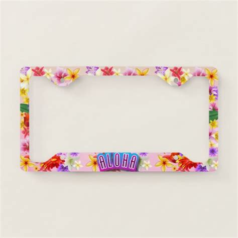 Aloha From Hawaii! License Plate Frame | Zazzle.com