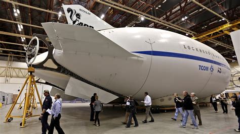 A first look at the Lockheed Martin Hybrid Airship prototype - LA Times