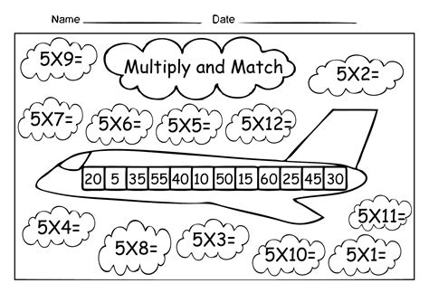 Math Time Tables Worksheets | Activity Shelter