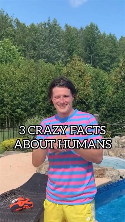 3 CRAZY FACTS ABOUT HUMAN BEINGS? (follow for more) | Funny facts, Cute ...