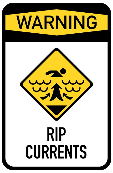 RIP Currents Sign PNG Clip Art - Best WEB Clipart