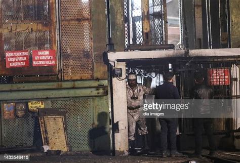 Rescue workers and relatives gather after a firedamp explosion at the... News Photo - Getty Images