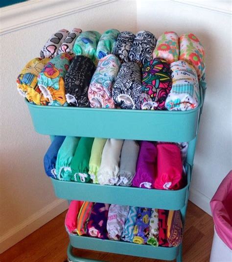 Cloth Diaper Organization, Cloth Diaper Storage, Diy Cloth Diapers, Reusable Diapers, Baby Cloth ...