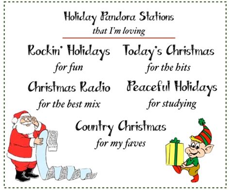 Holiday Pandora Stations | Pandora stations, Magical christmas, Advent ...