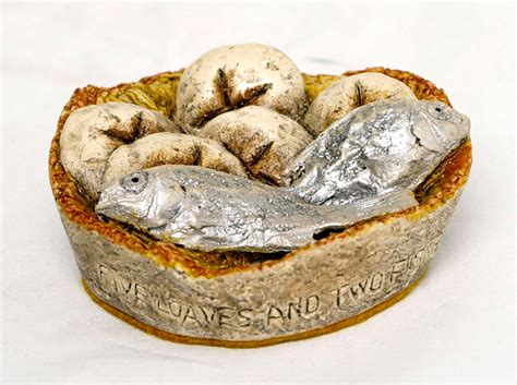 The Five Loaves & Two Fishes Basket – HolyLandChristianSouvenirs.com