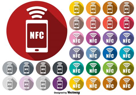 Vector NFC Connection Symbol Buttons Set 147584 Vector Art at Vecteezy