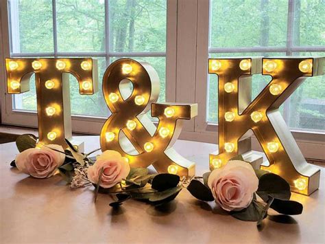 Wedding Marquee Letters - LITASIGN